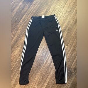 Adidas Climacool Black Slim Joggers Soccer Training Women Large
